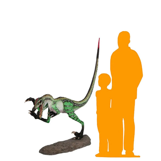 Ferocious Velociraptor Dinosaur Statue A0477-150024-H