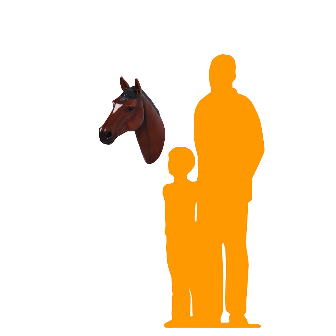 Horse Head Statue