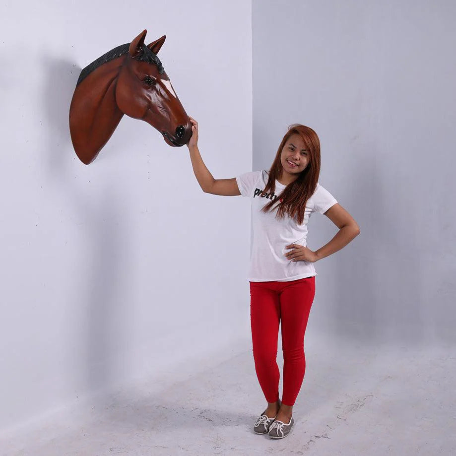 Horse Head Statue