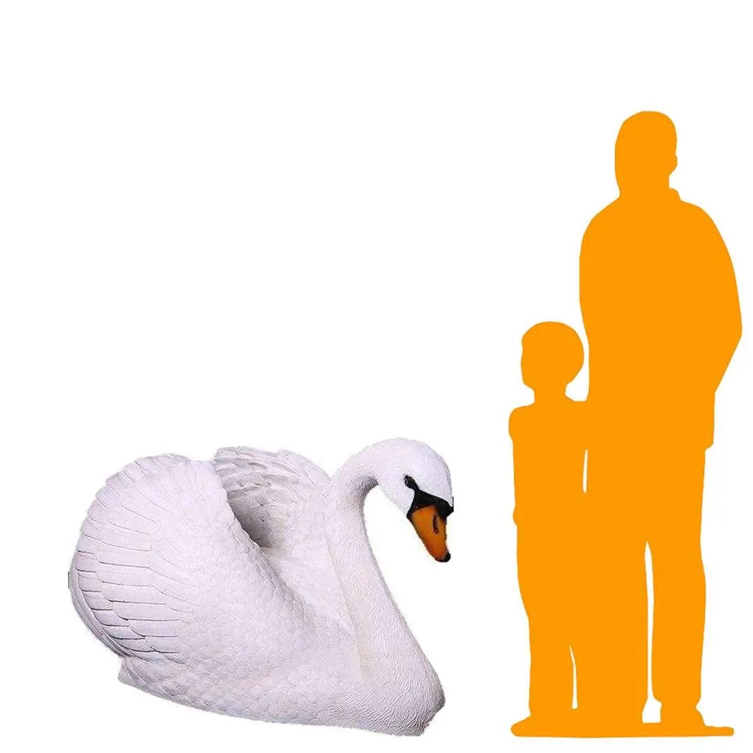 Large Swan Statue A0497-150221-H