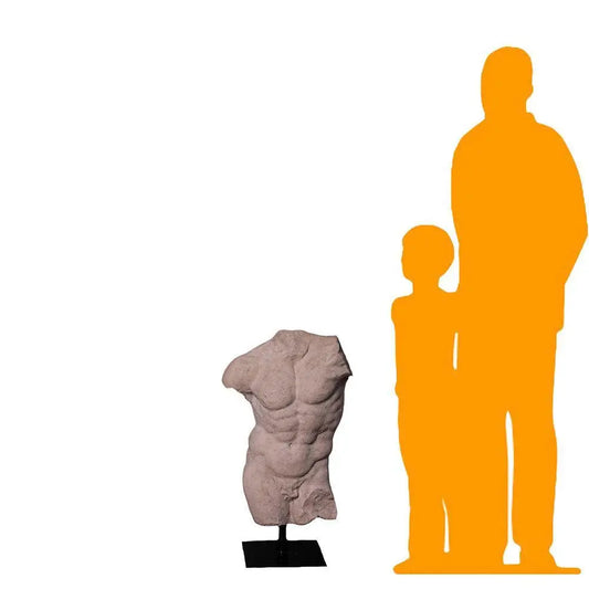 Andrea Stone Torso Statue M0125-150277-H