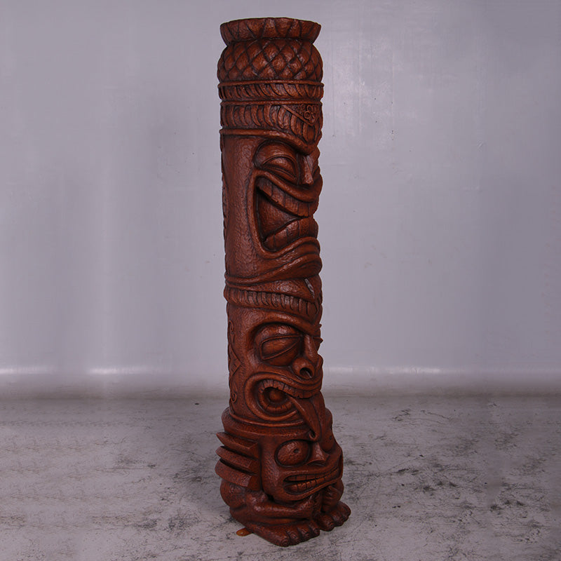 Large Grand Island Tiki Totem Statue
