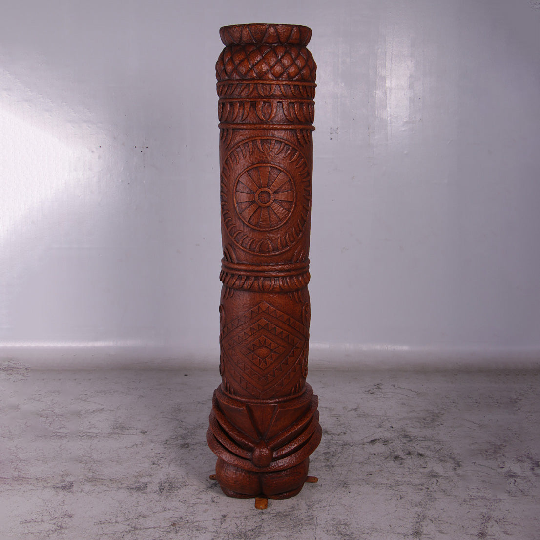 Large Grand Island Tiki Totem Statue