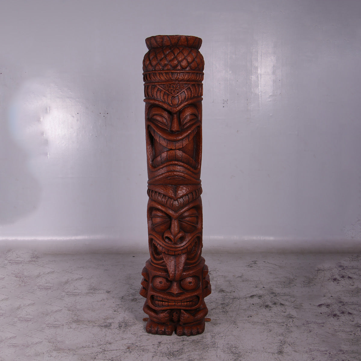 Large Grand Island Tiki Totem Statue