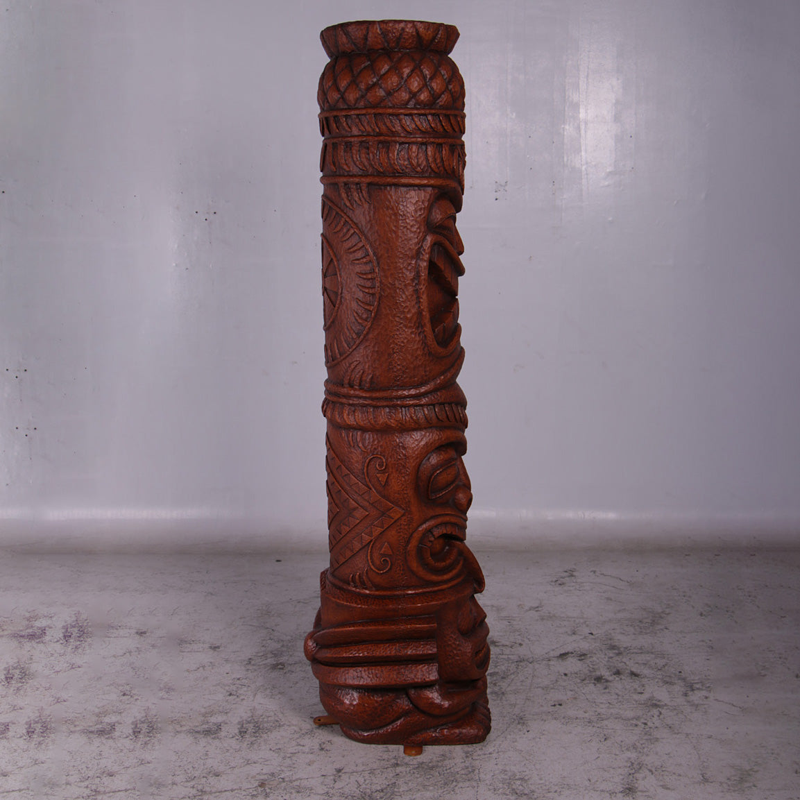 Large Grand Island Tiki Totem Statue