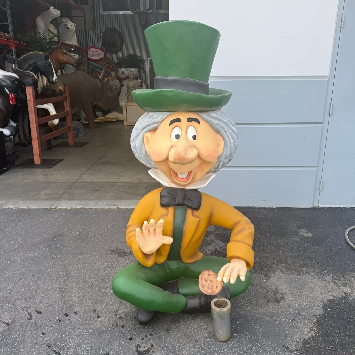 Large Sitting Mad Hatter Statue