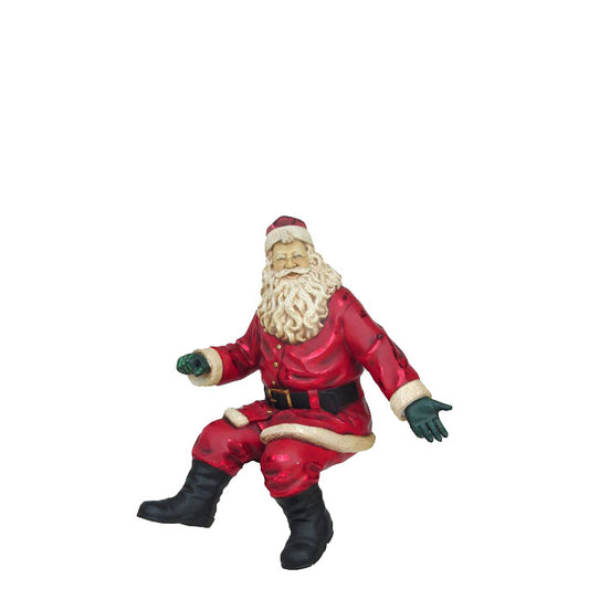 Small Sitting Santa Claus Statue