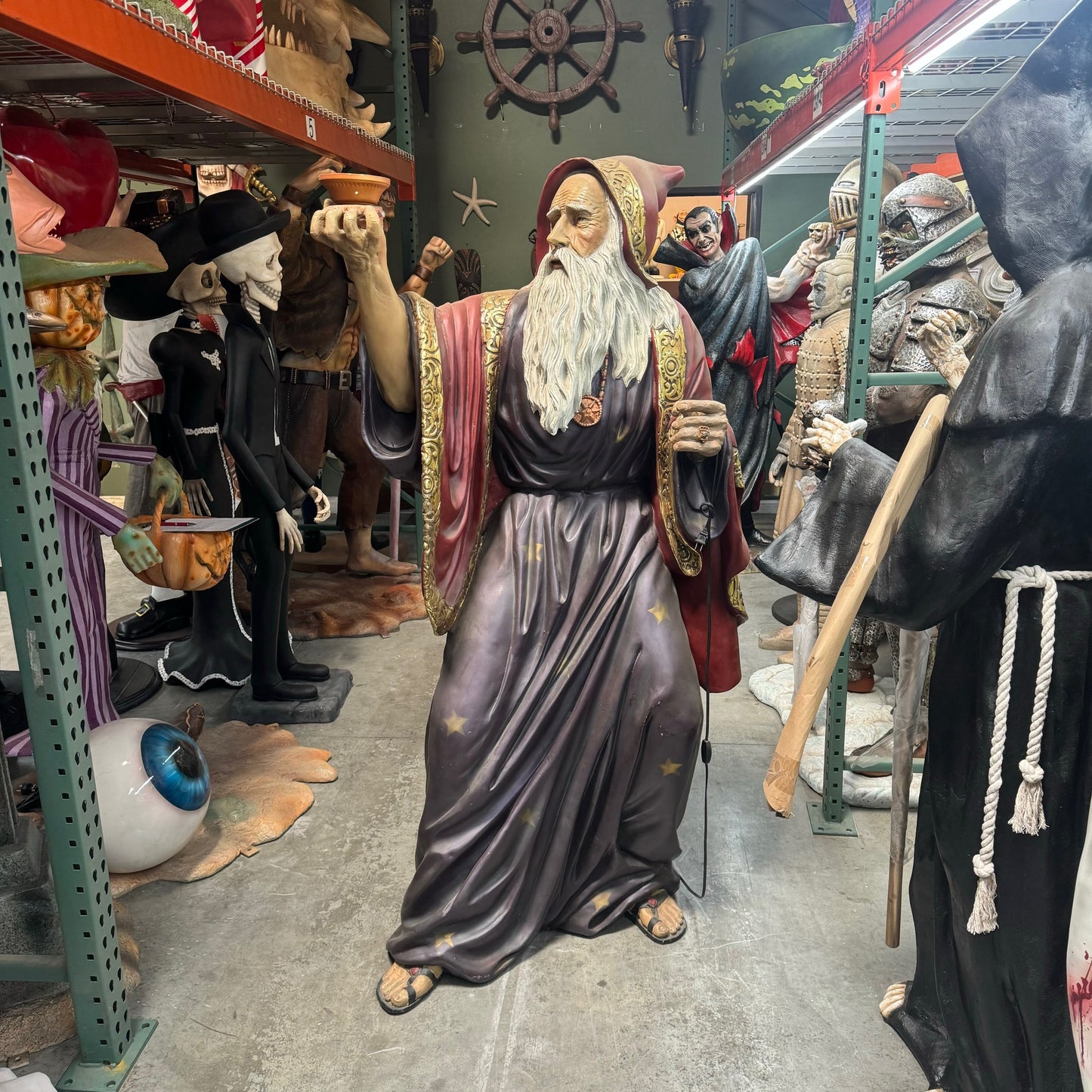 Merlin The Wizard Life Size Statue