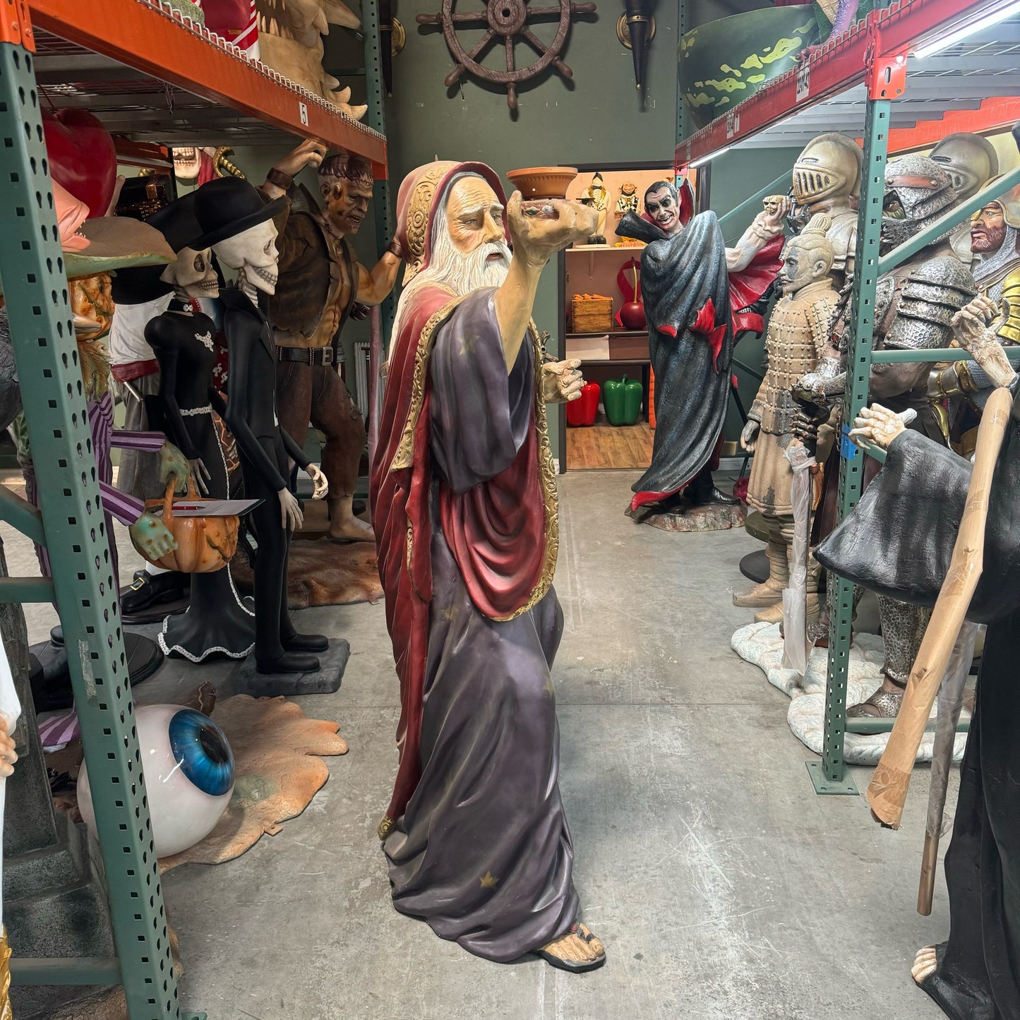 Merlin The Wizard Life Size Statue