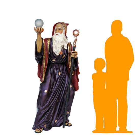 Merlin The Wizard Life Size Statue