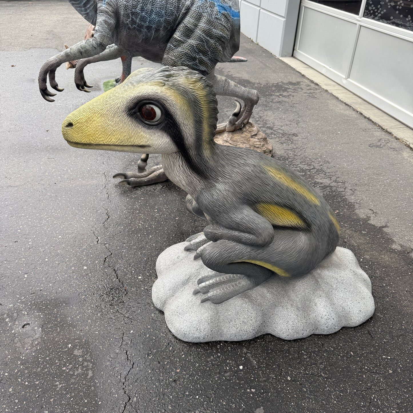 Juvenile Theropod Statue