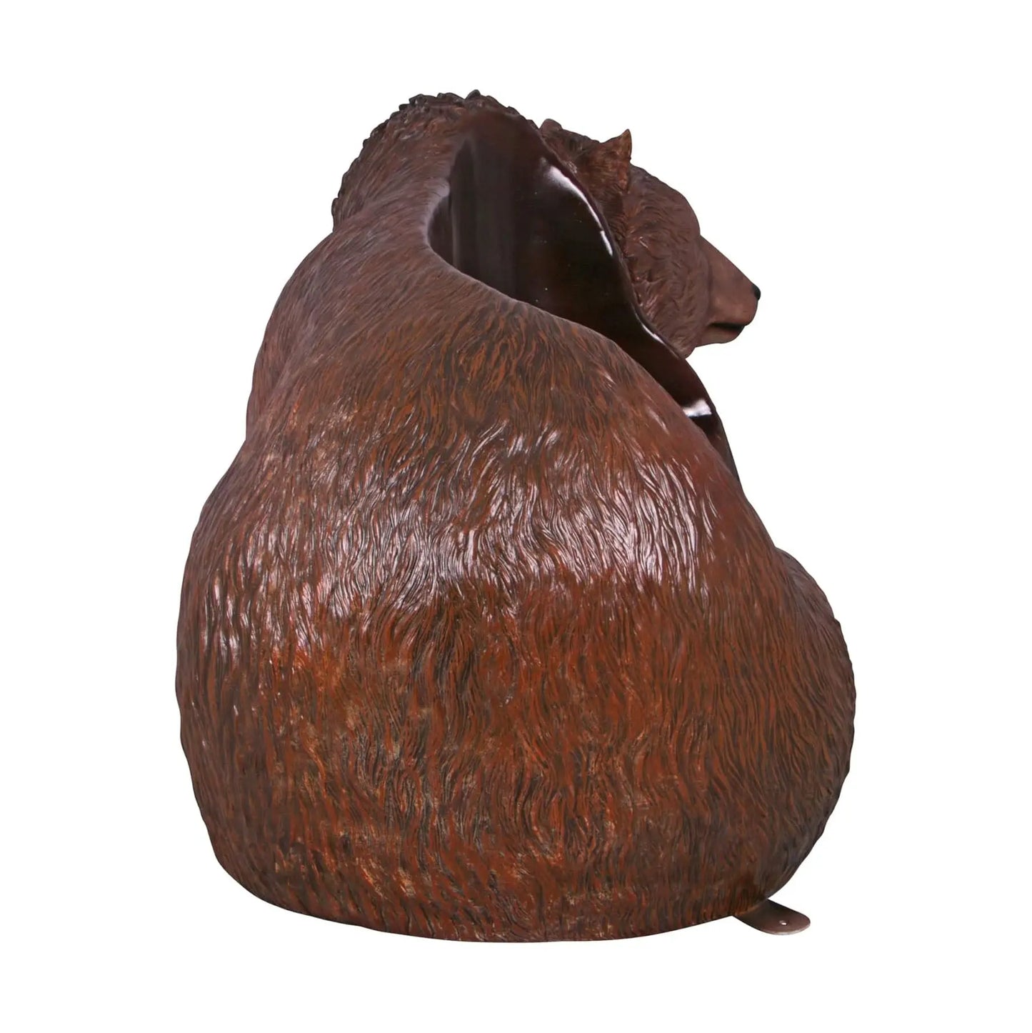 Grizzly Bear Bench Statue A0891G-160017-H