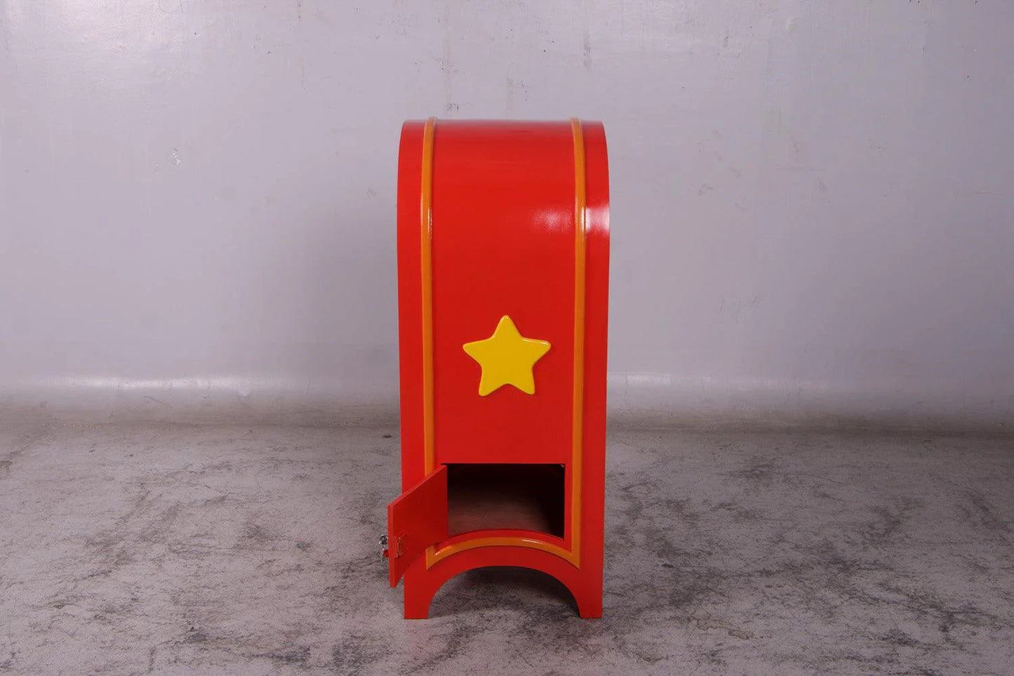 Traditional Santa Mailbox Statue