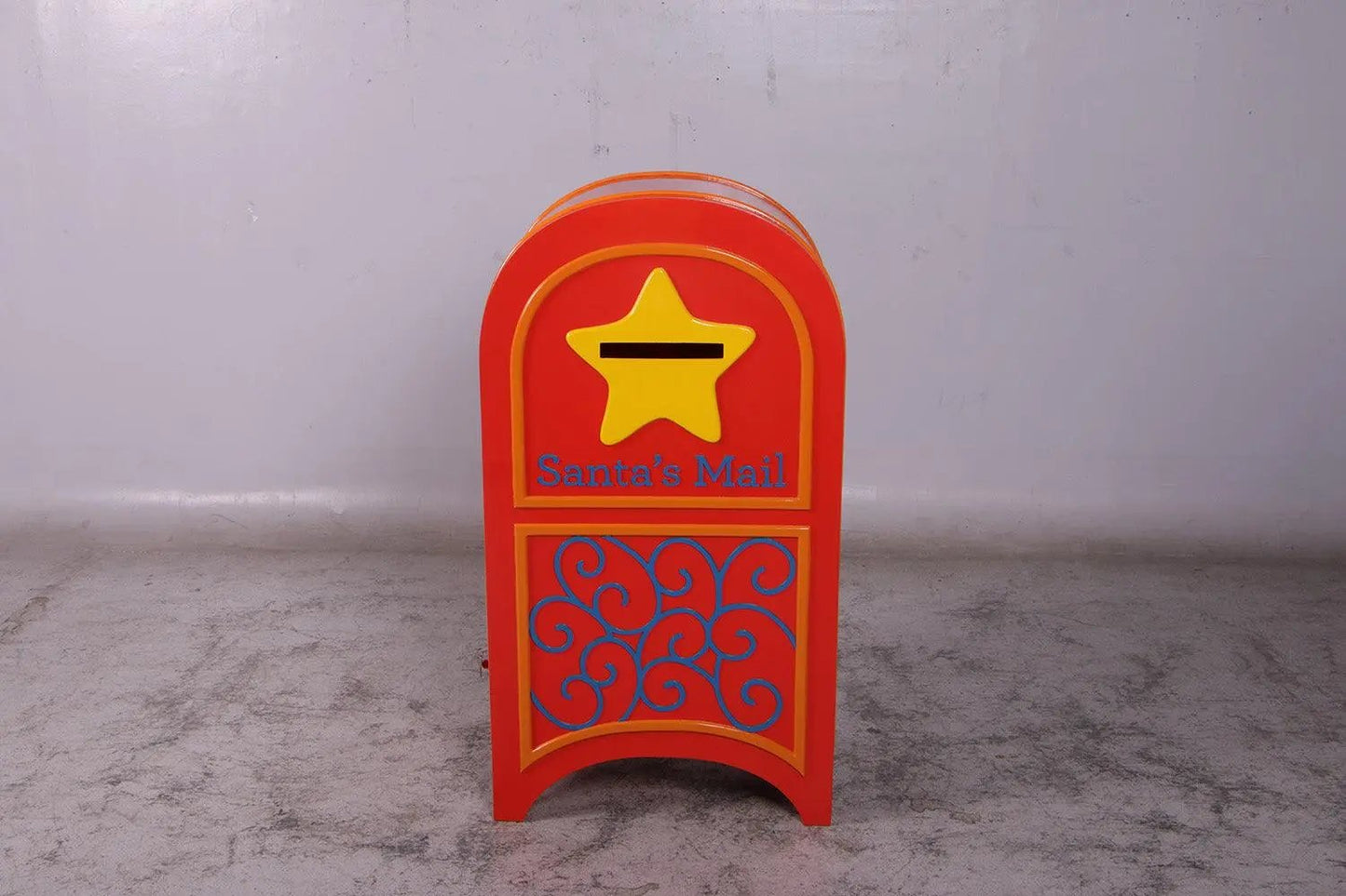 Traditional Santa Mailbox Statue S0132-160124-H