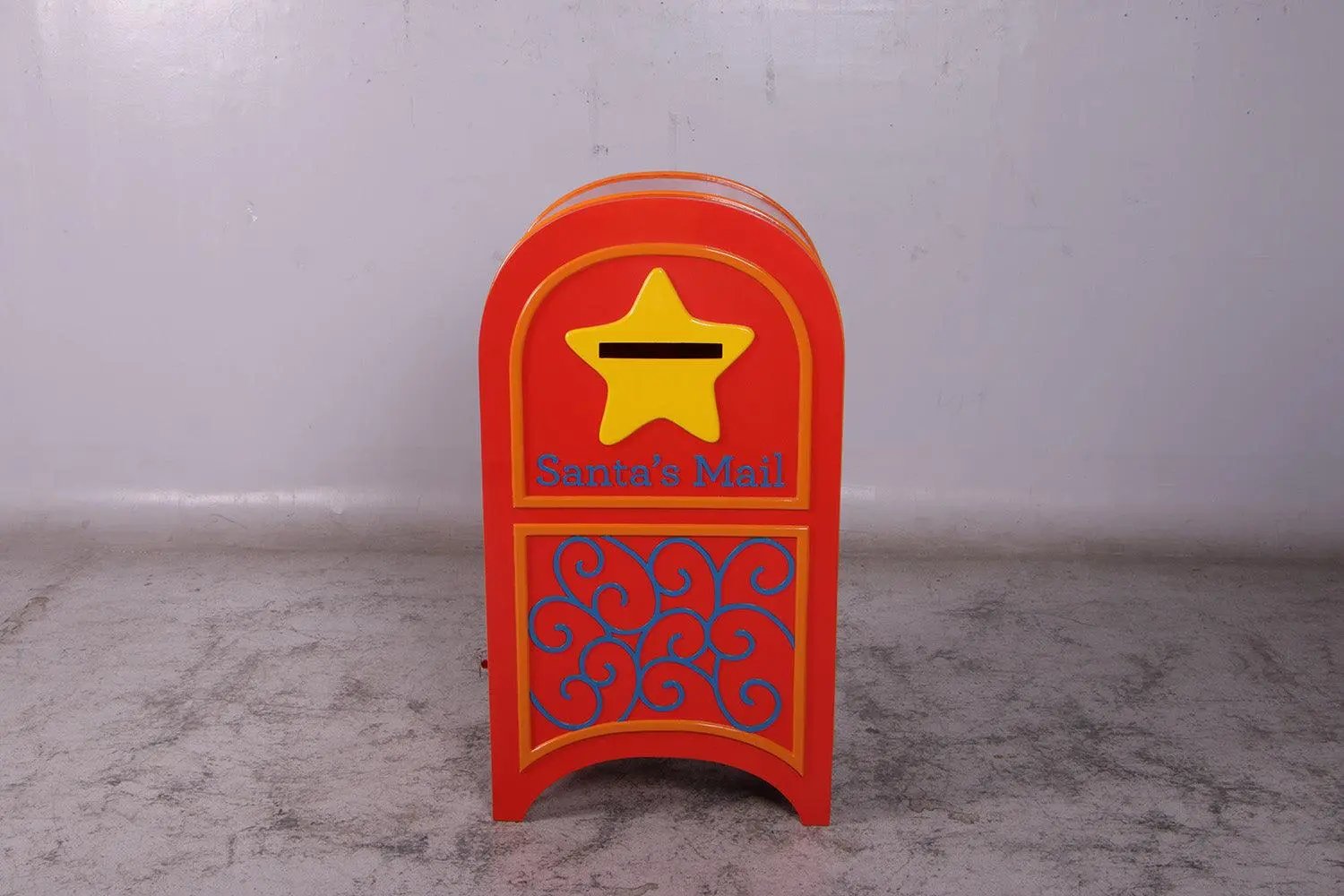 Traditional Santa Mailbox Statue S0132-160124-H