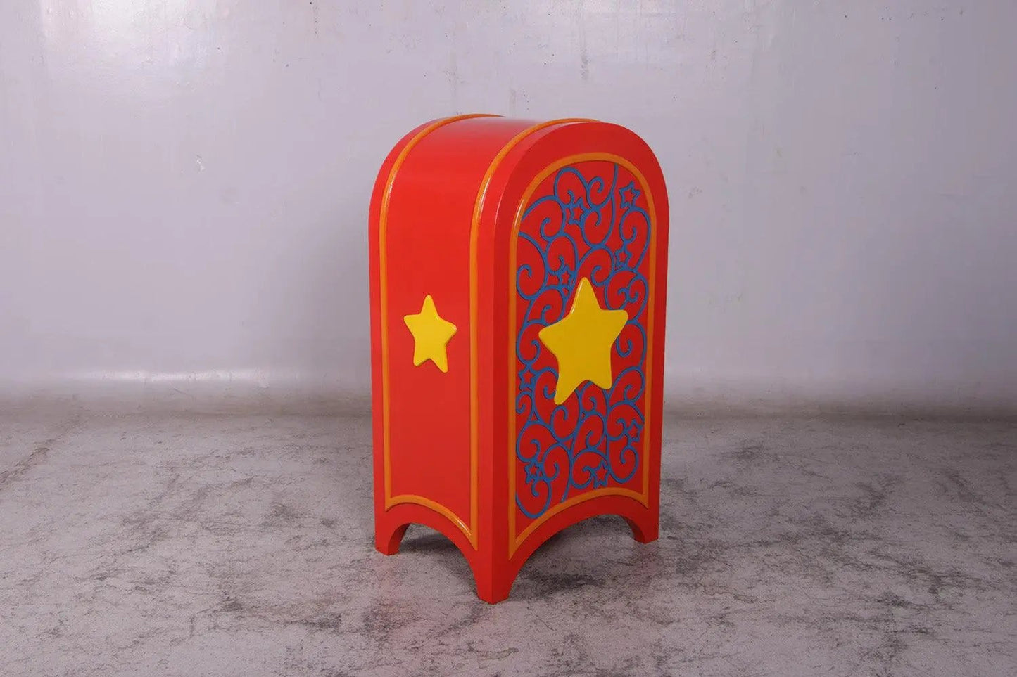 Traditional Santa Mailbox Statue S0132-160124-H