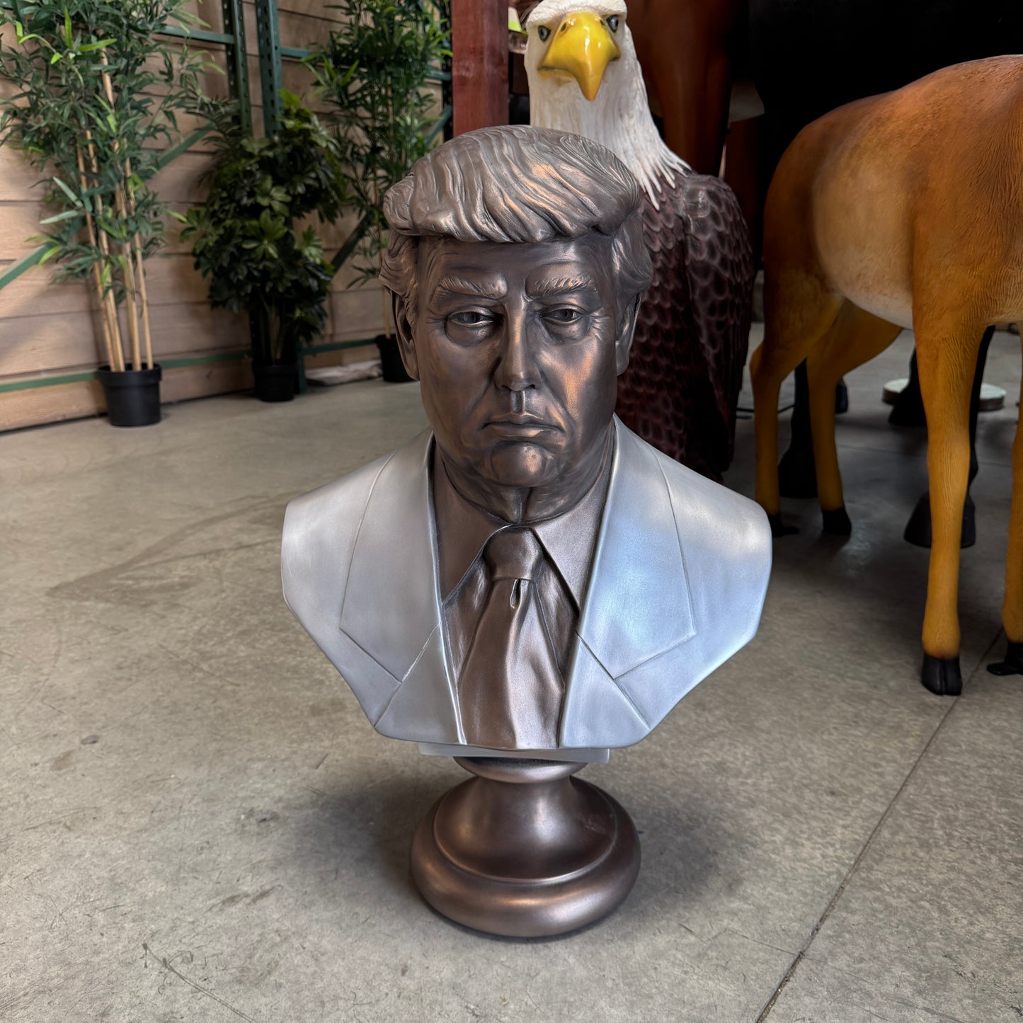 Bronze Donald Trump Bust Statue
