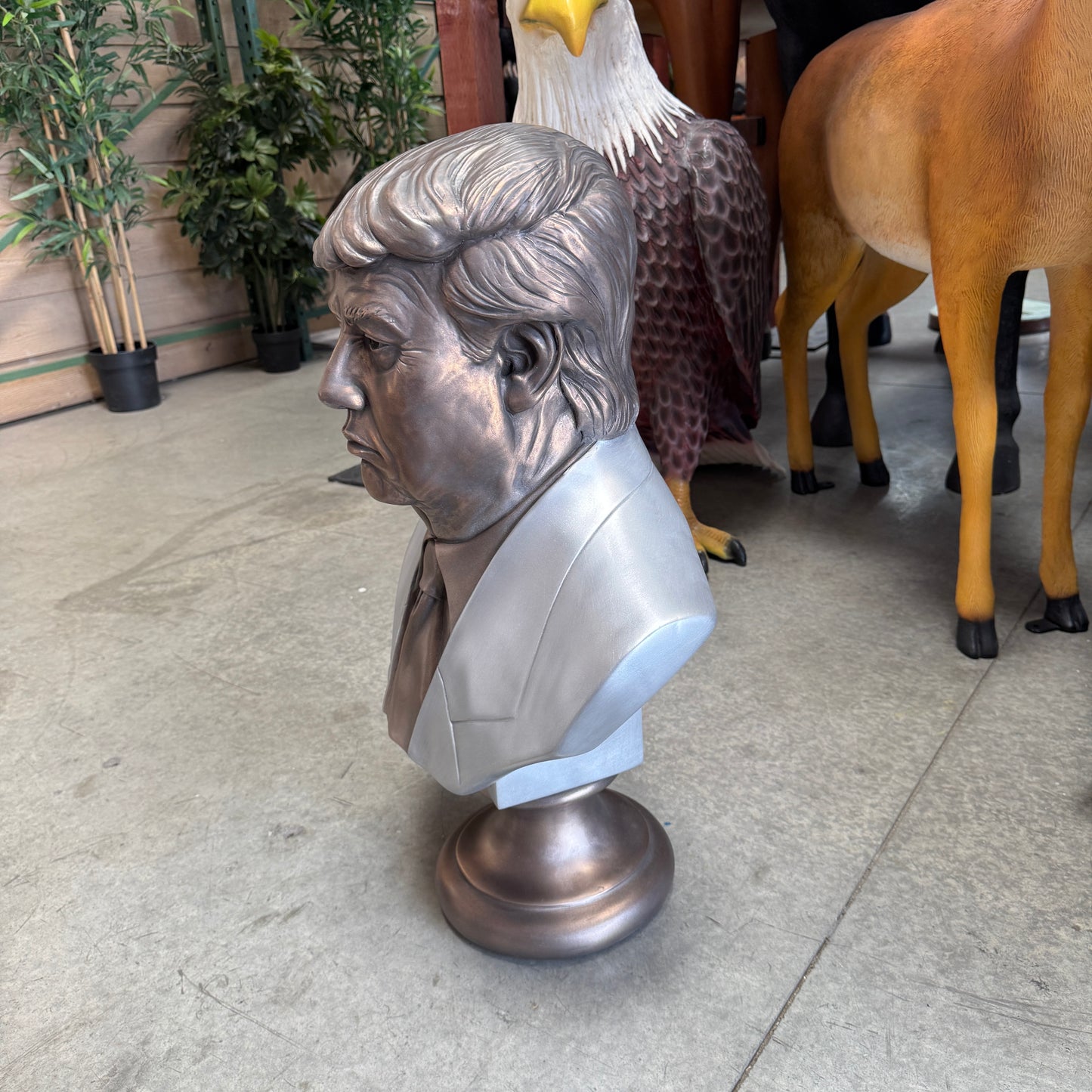 Bronze Donald Trump Bust Statue