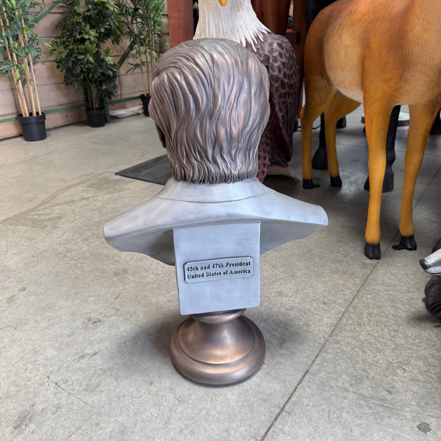 Bronze Donald Trump Bust Statue
