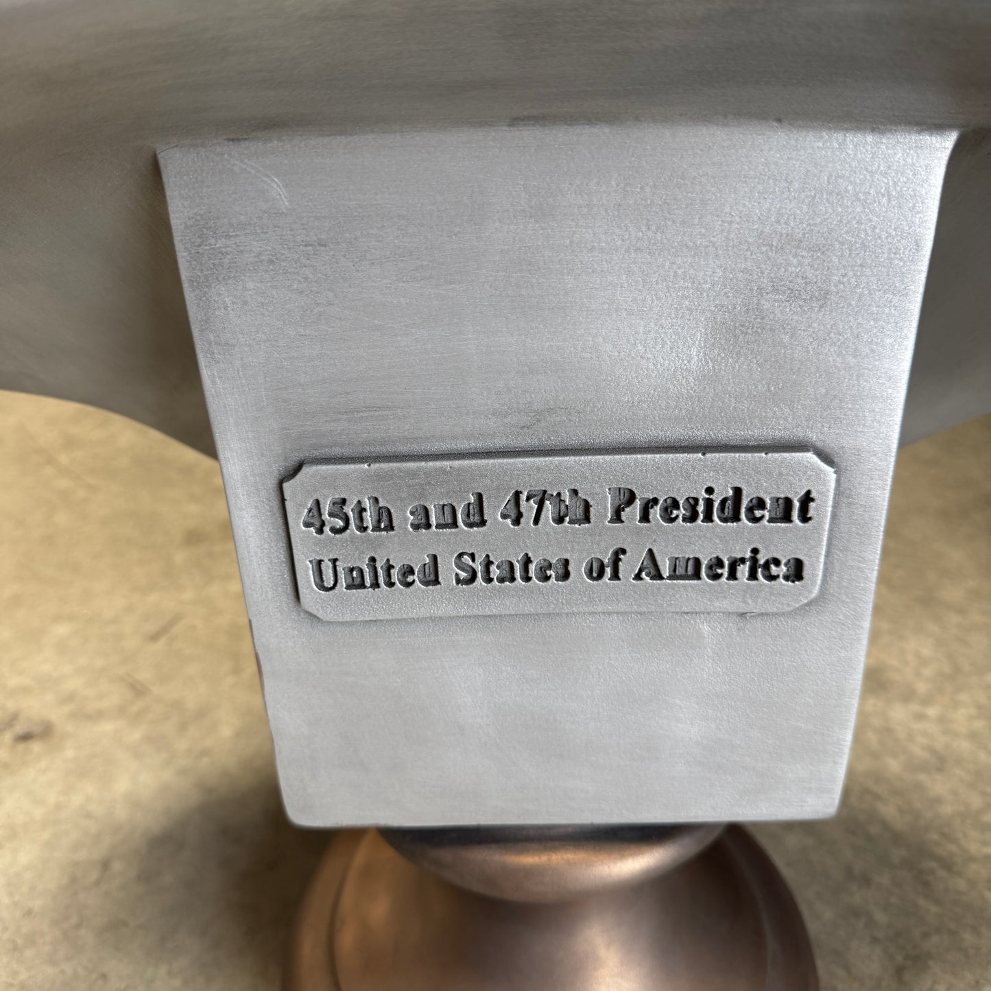 Bronze Donald Trump Bust Statue