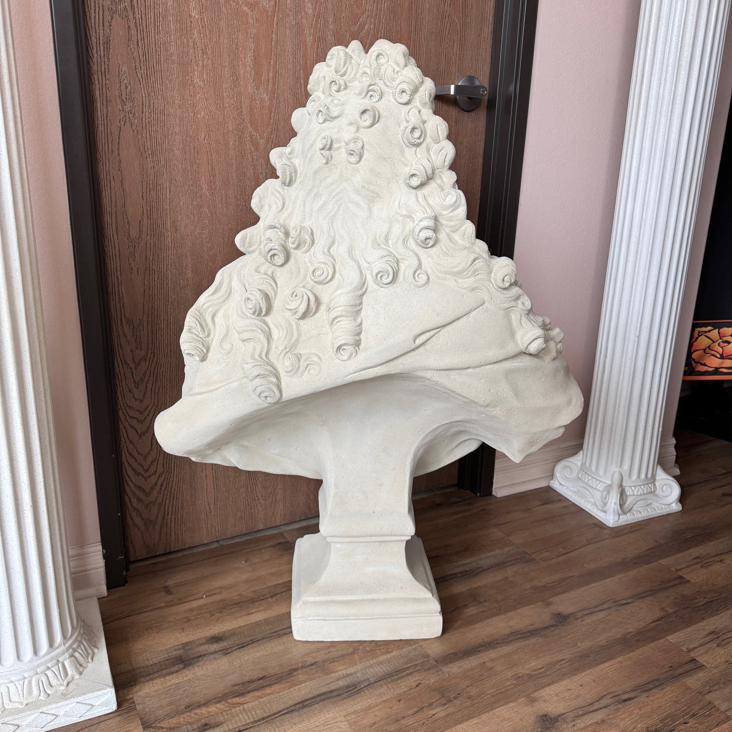 Louis XIV Stone Bust Statue