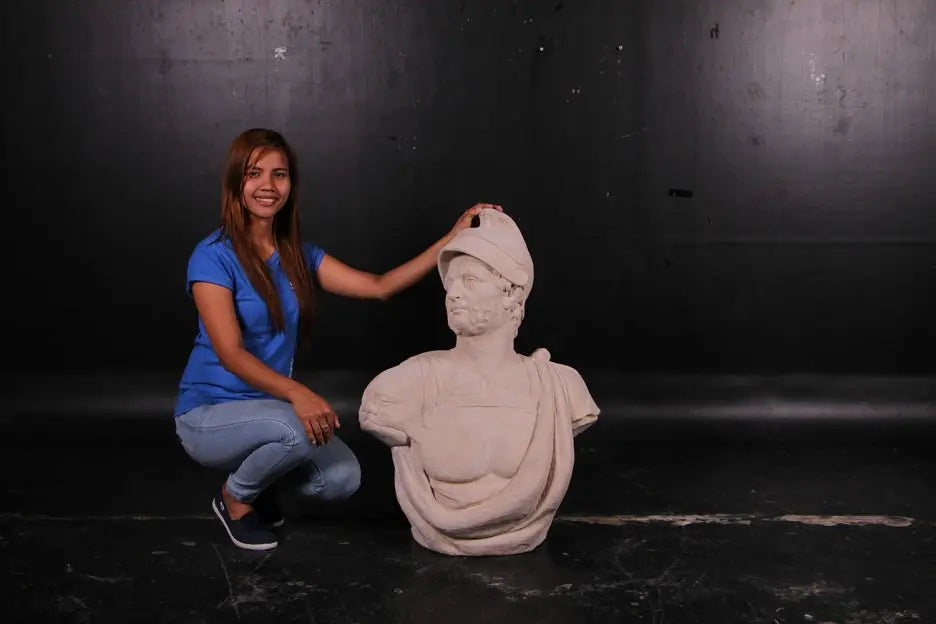 Mars Stone Bust Statue M0201-160272-H