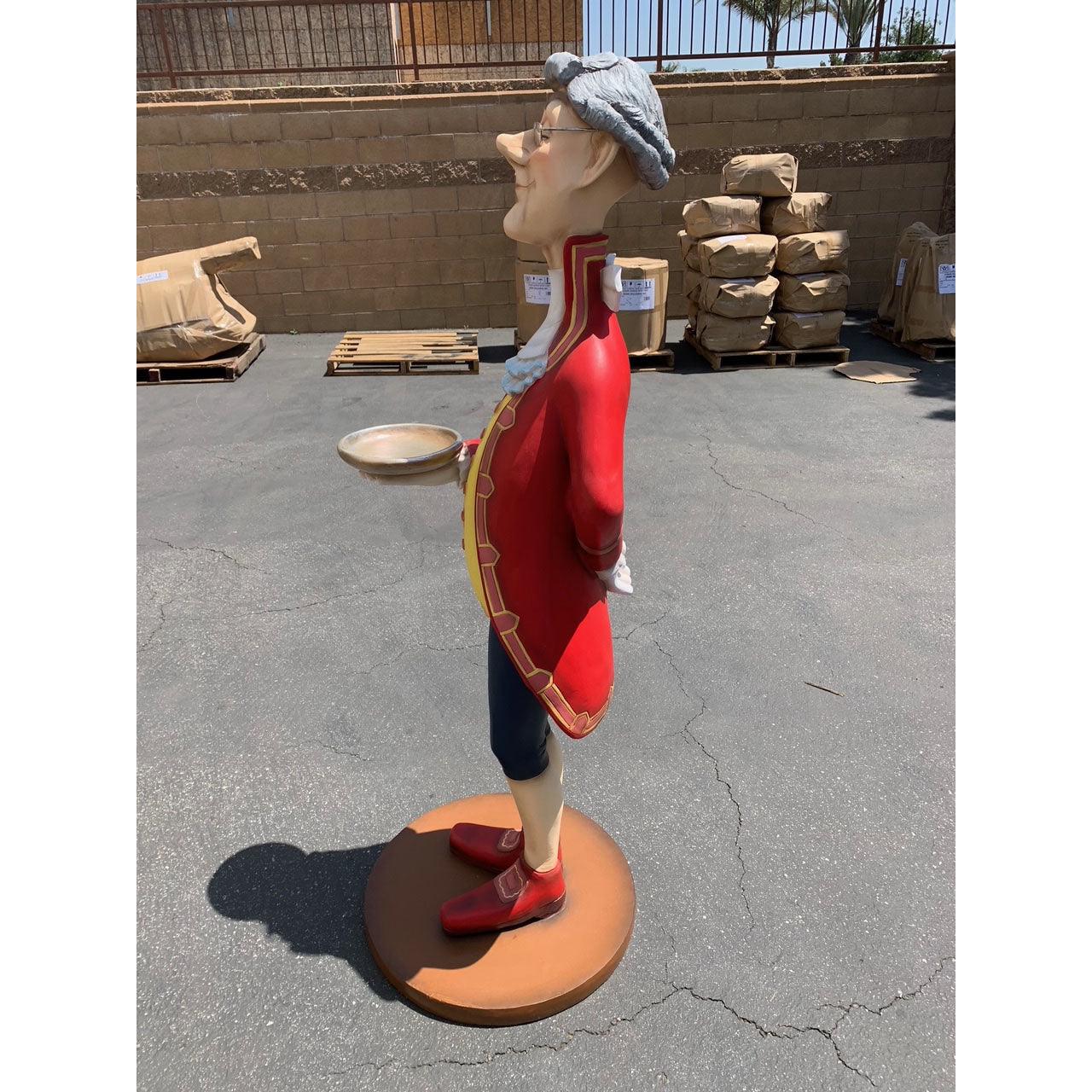 Funny Butler Life Size Statue