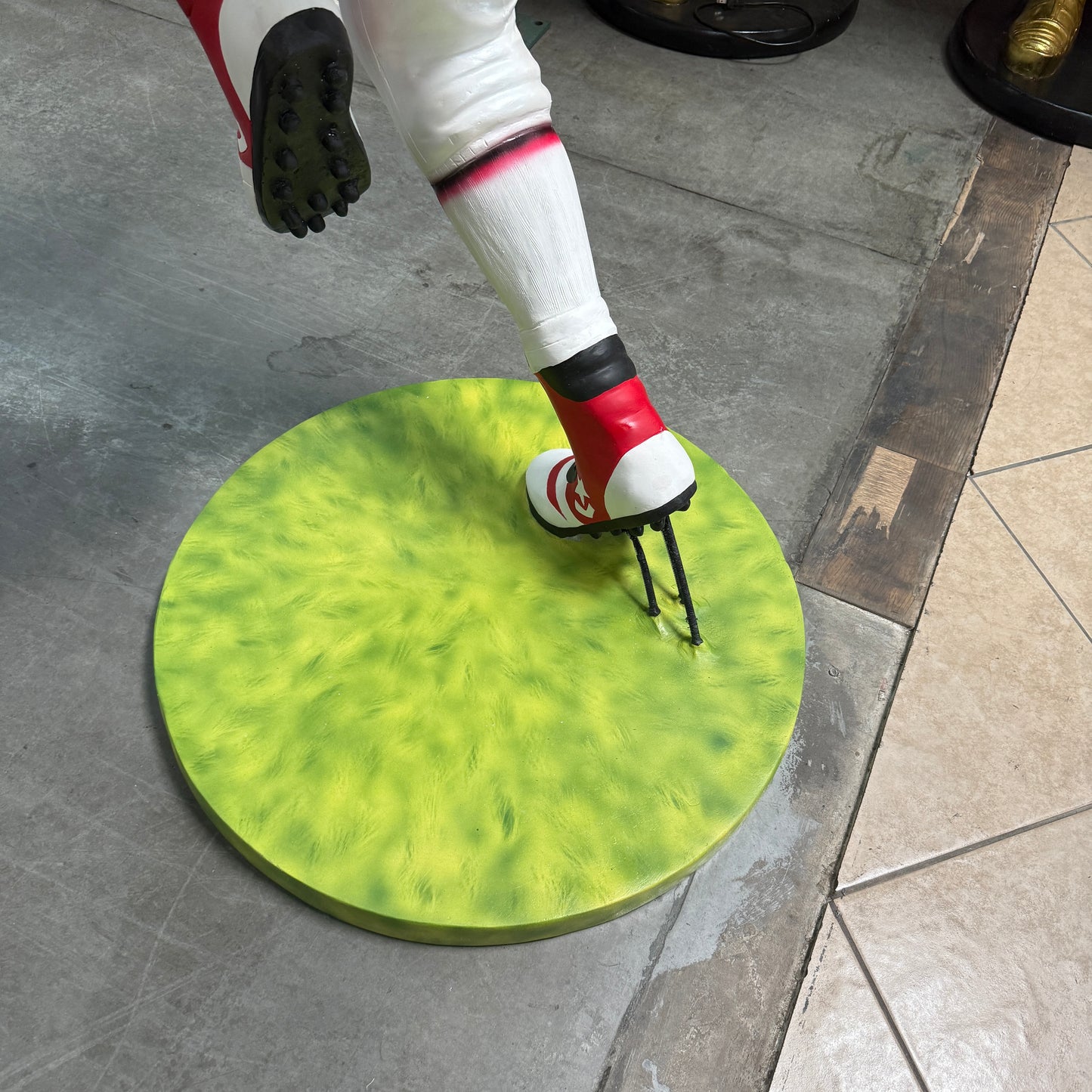 Football Player Life Size Statue