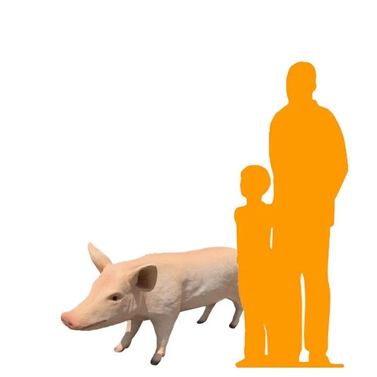 Pig Standing Statue A0116-1637-A