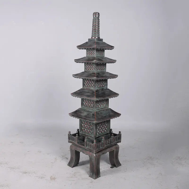 Nara Temple Asian Pagoda Statue M0267-170014-H