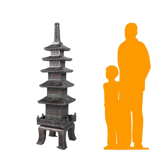 Nara Temple Asian Pagoda Statue M0267-170014-H