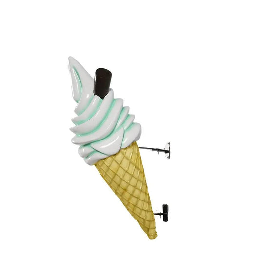 Mint Green Hanging Soft Serve Ice Cream Statue - LM Treasures Prop Rentals
