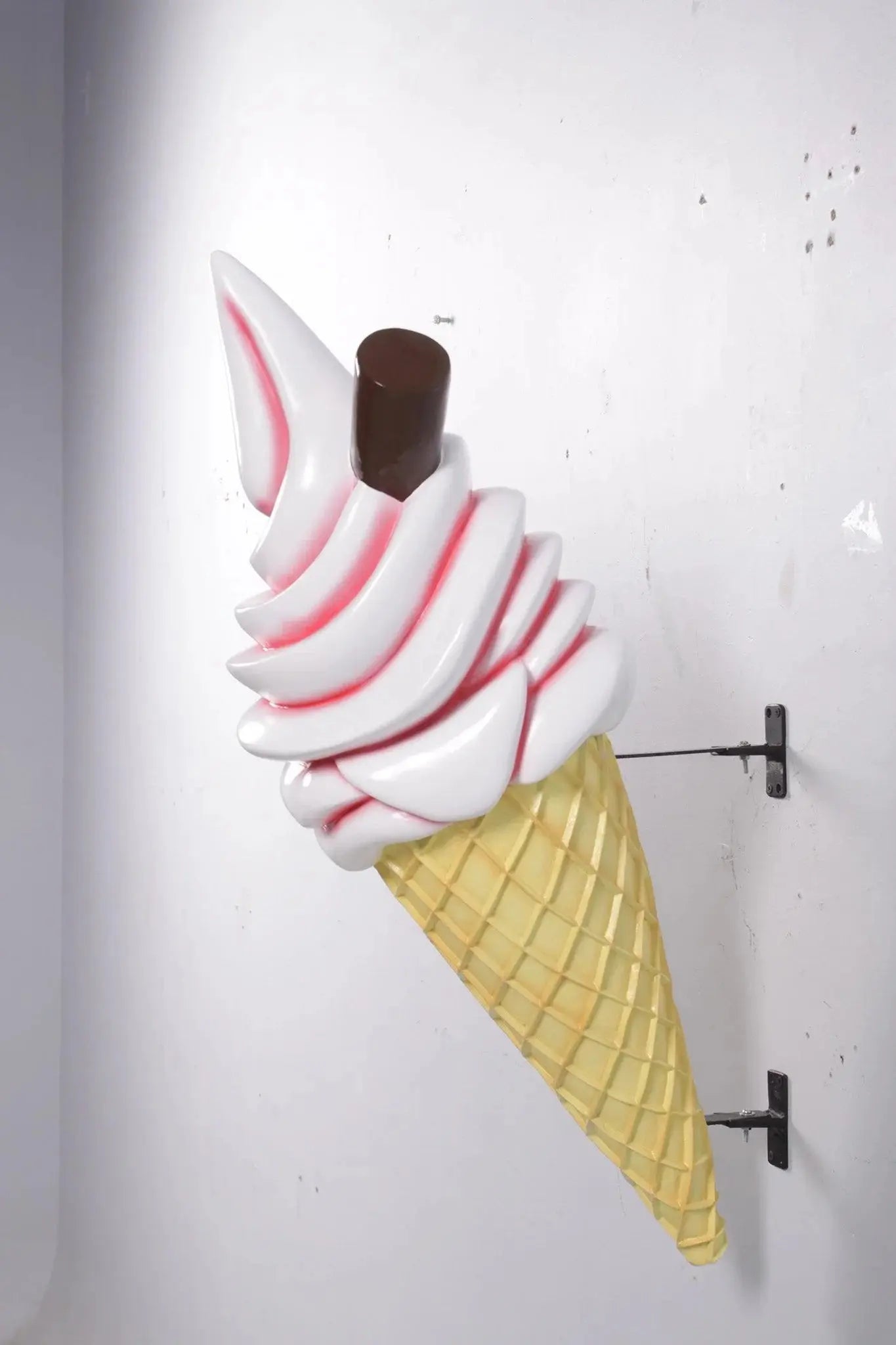 Strawberry Hanging Soft Serve Ice Cream Statue R0323S-170052-H