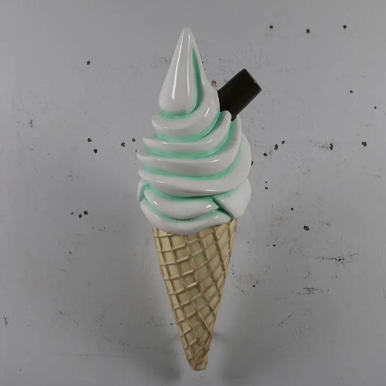 Mint Green Hanging Soft Serve Ice Cream Statue R0323MG-170052-H