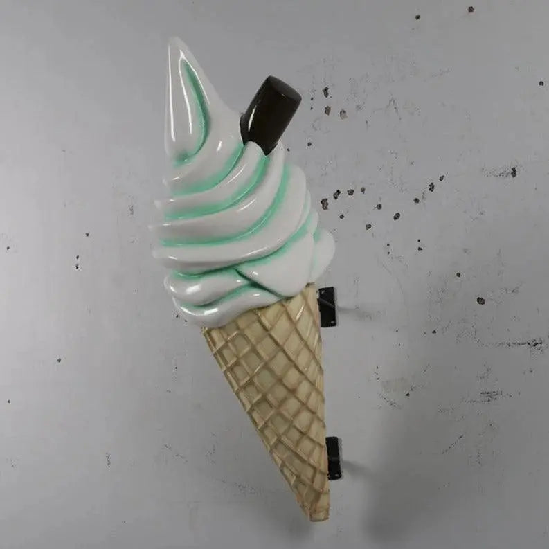 Mint Green Hanging Soft Serve Ice Cream Statue R0323MG-170052-H