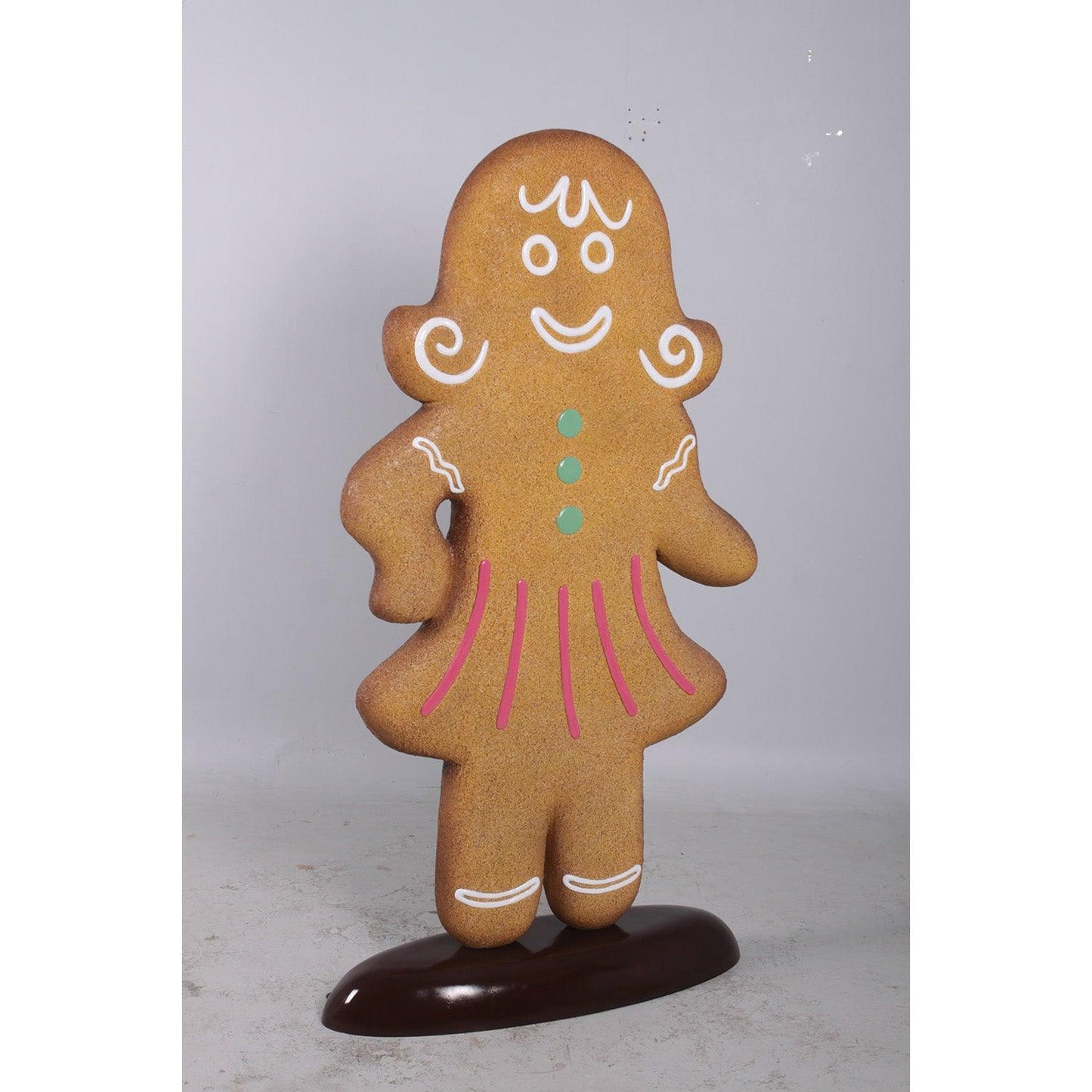 Woman Gingerbread Cookie Statue