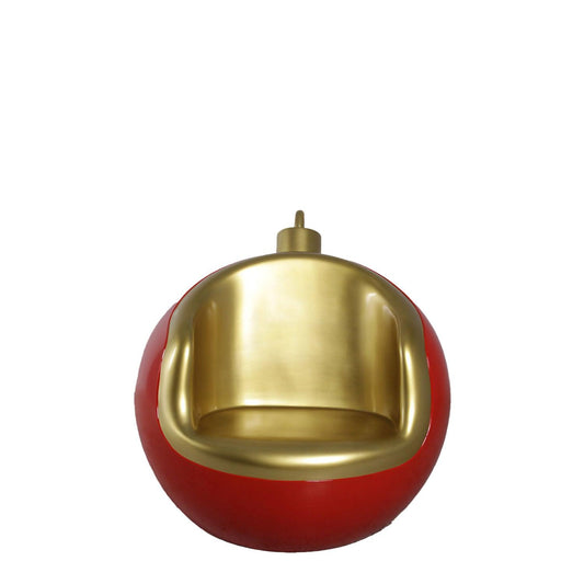 Christmas Ornament Chair Statue - LM Treasures Prop Rentals