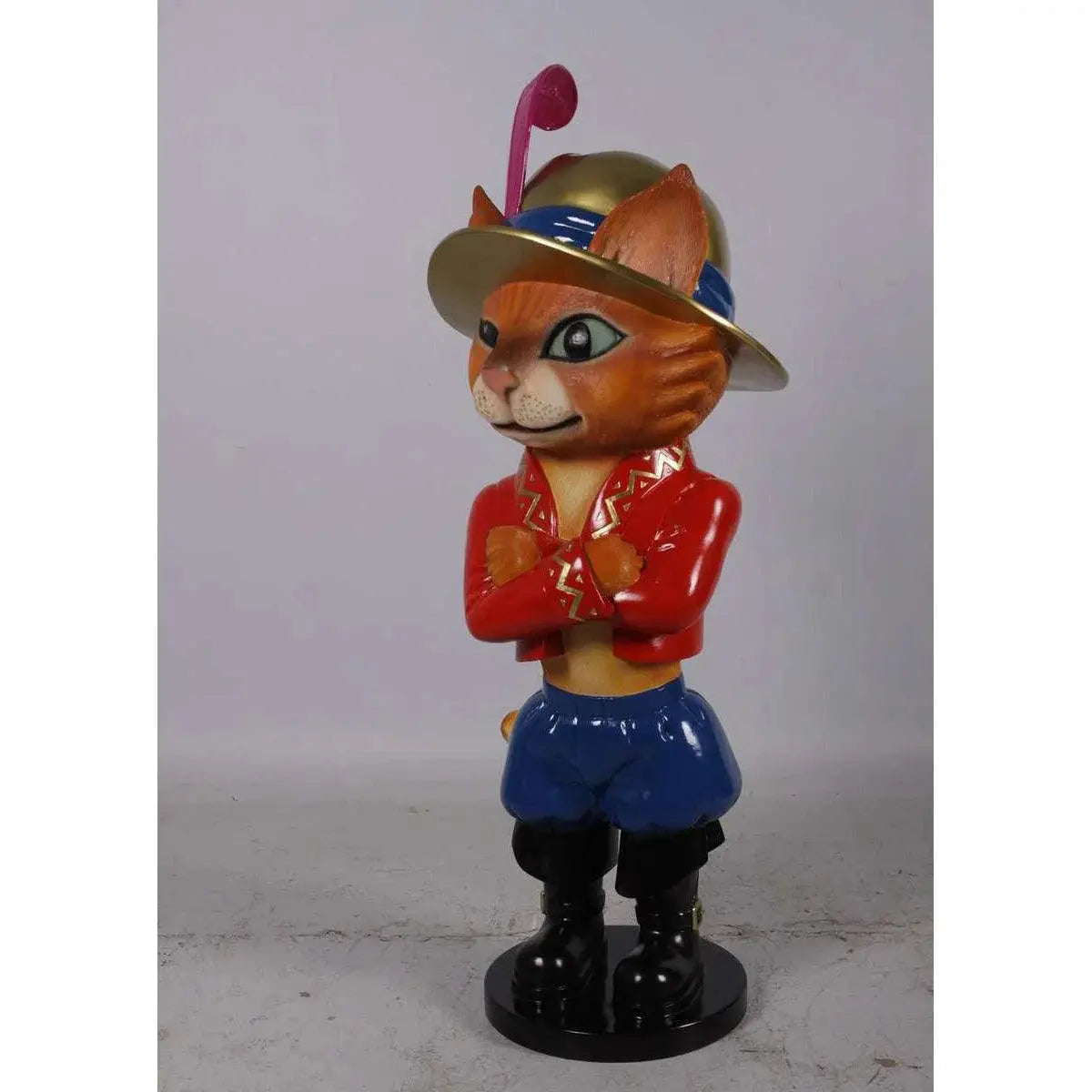 Comic Cat Standing Life Size Statue A0715-170149-H