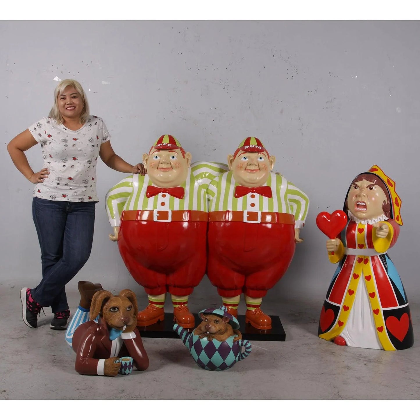 Tweedle Dee and Tweedle Dum Statue