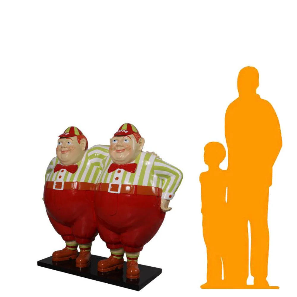 Tweedle Dee and Tweedle Dum Statue