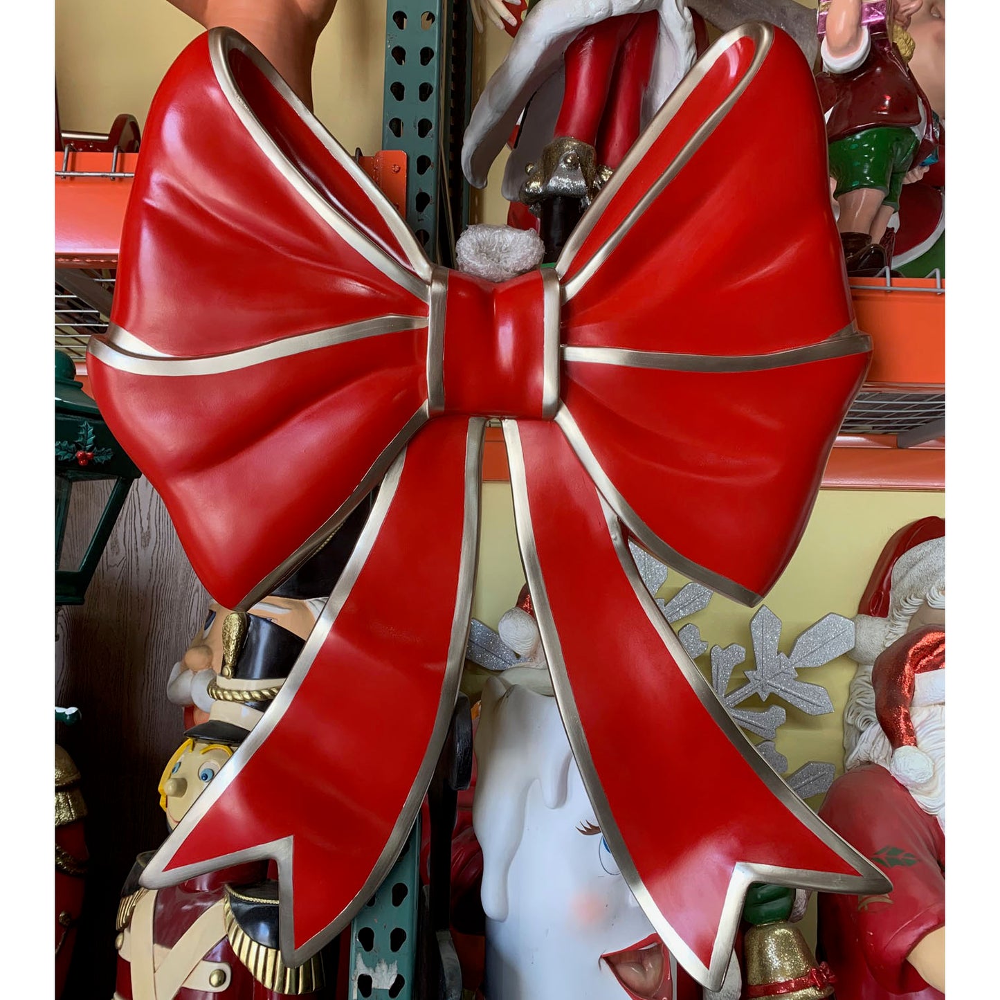 Hanging Red Ribbon Statue