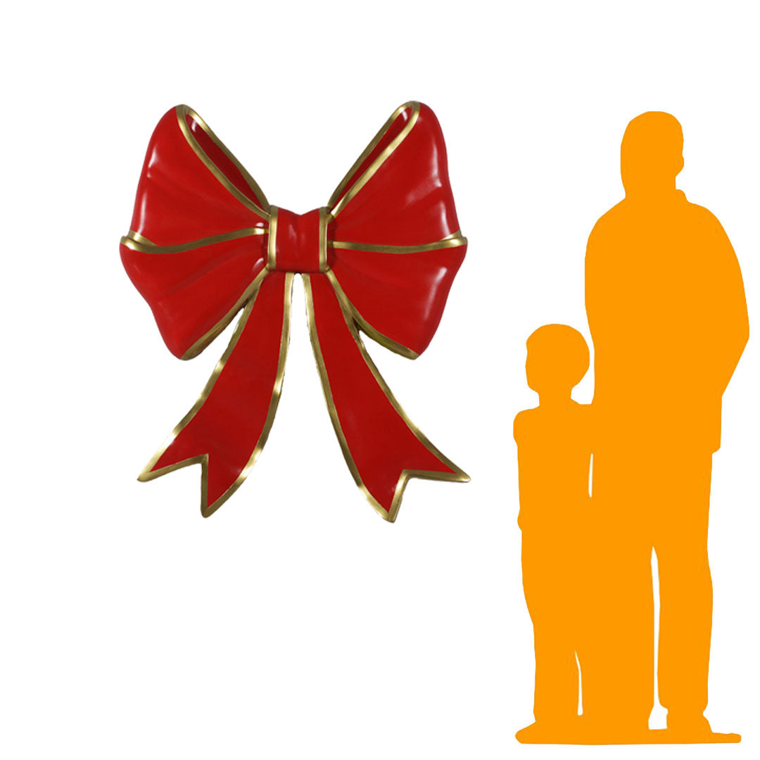 Hanging Red Ribbon Statue