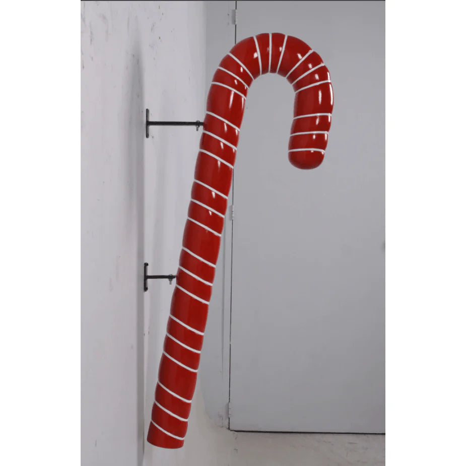 Hanging Red Cushion Candy Cane Statue