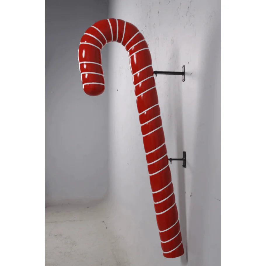 Hanging Red Cushion Candy Cane Statue