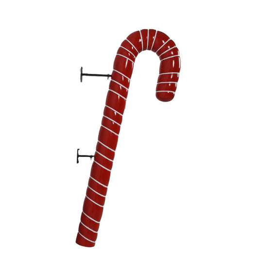 Hanging Red Cushion Candy Cane Statue - LM Treasures Prop Rentals