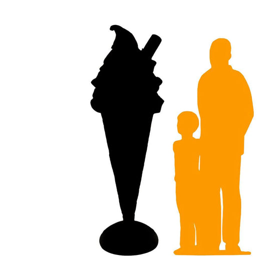 Large Vanilla Soft Serve Ice Cream Statue