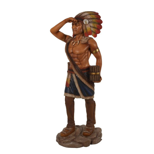 Tobacco Indian Life Size Statue - LM Treasures Prop Rentals