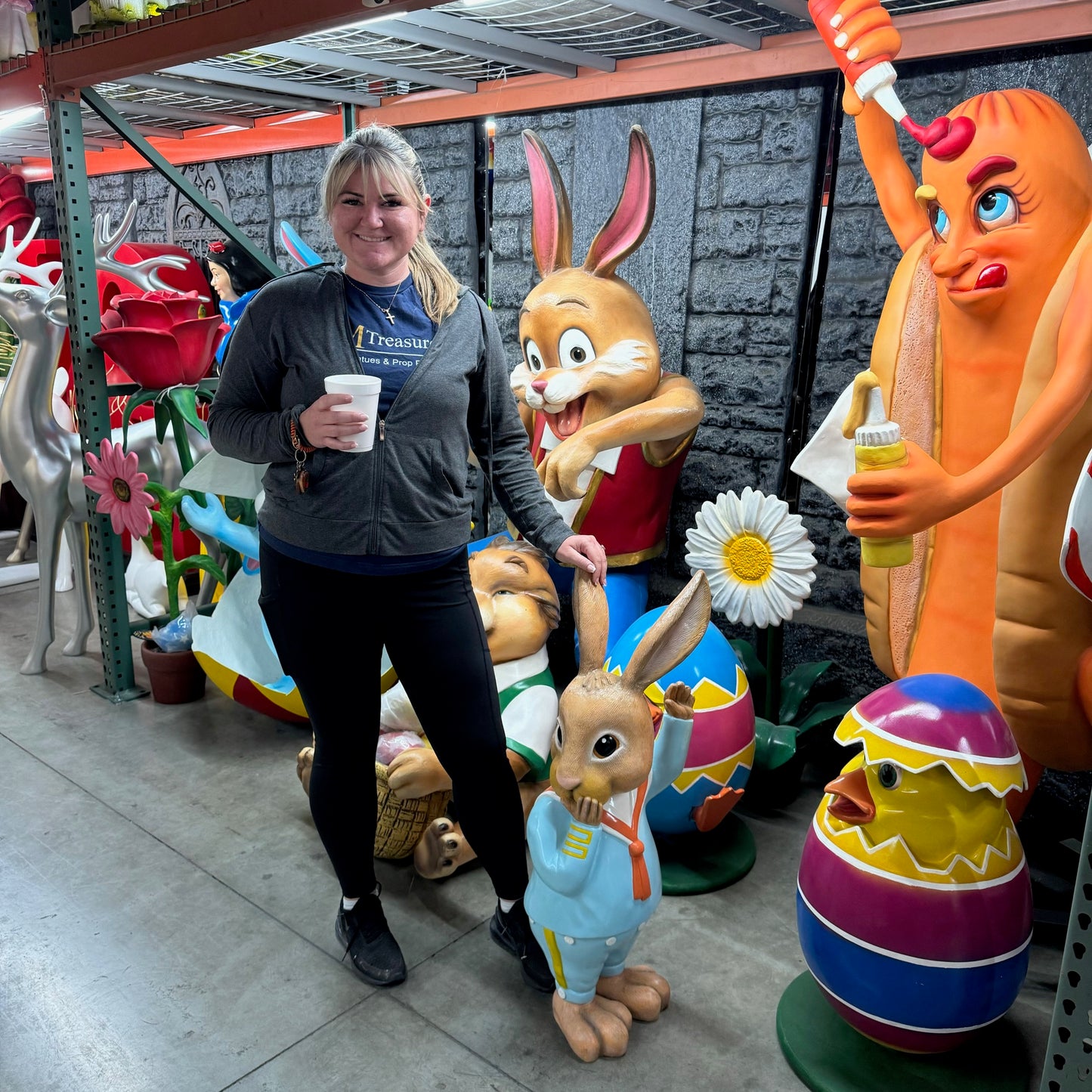Rabbit Boy Statue