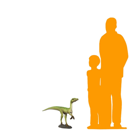 Compsognathus Dinosaur Statue A0688-180119-H