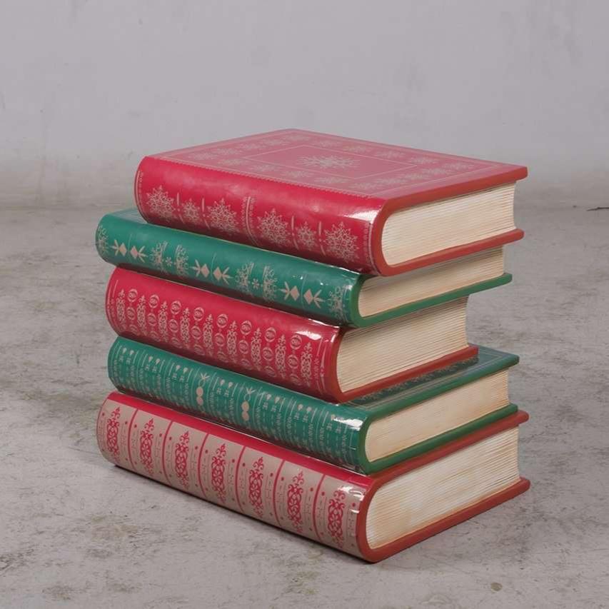 Stacked Book Statue